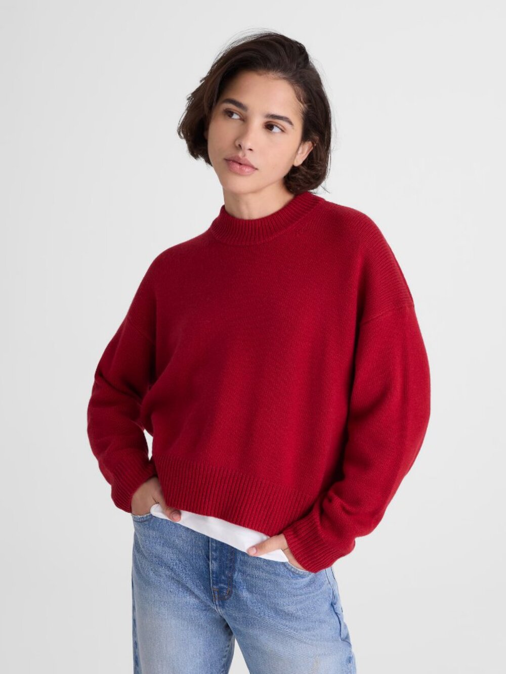 Madewell SoftWool Boxy Crewneck Sweater - Picture 5 of 5